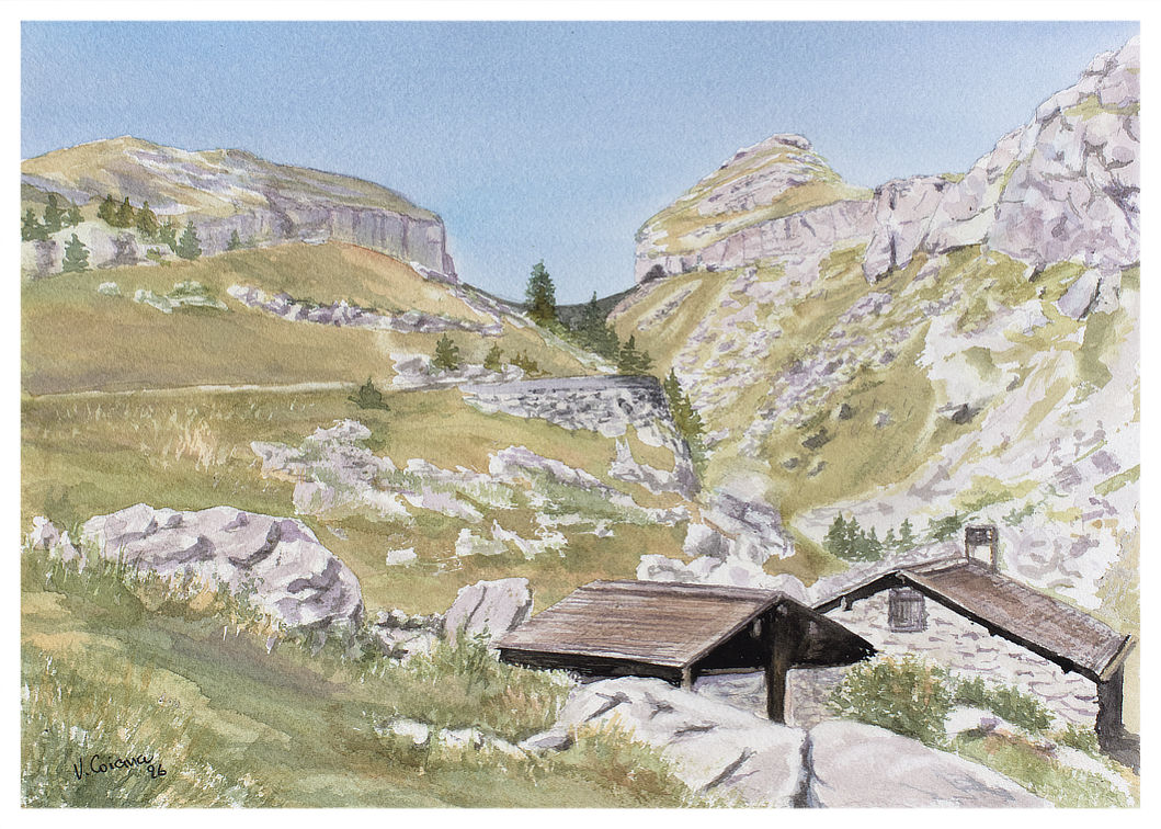 aquarelle Victoria Coiana A Mayen
