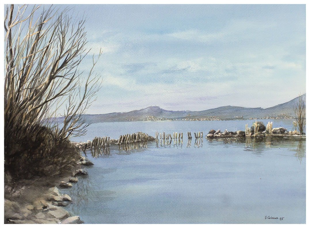 aquarelle Victoria Coiana Au jardin instinctif