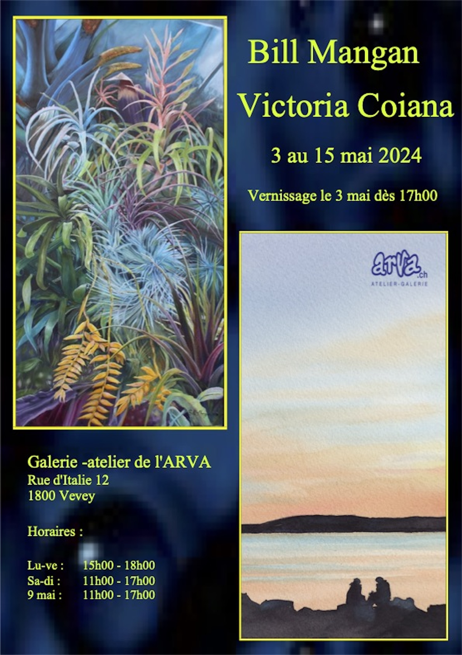 Affiche expo ARVA Vevey 2024